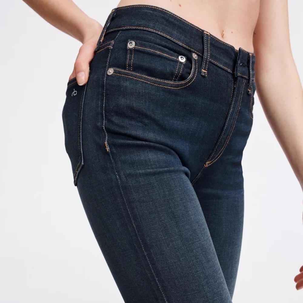 rag & bone Nina High-Rise Ankle Skinny in Carmen Jeans